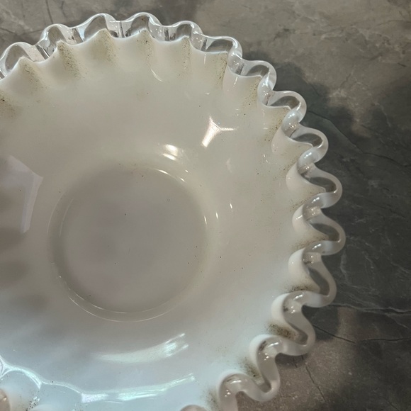 Fenton Silver Crest Ruffled Bowl - Picture 2 of 7